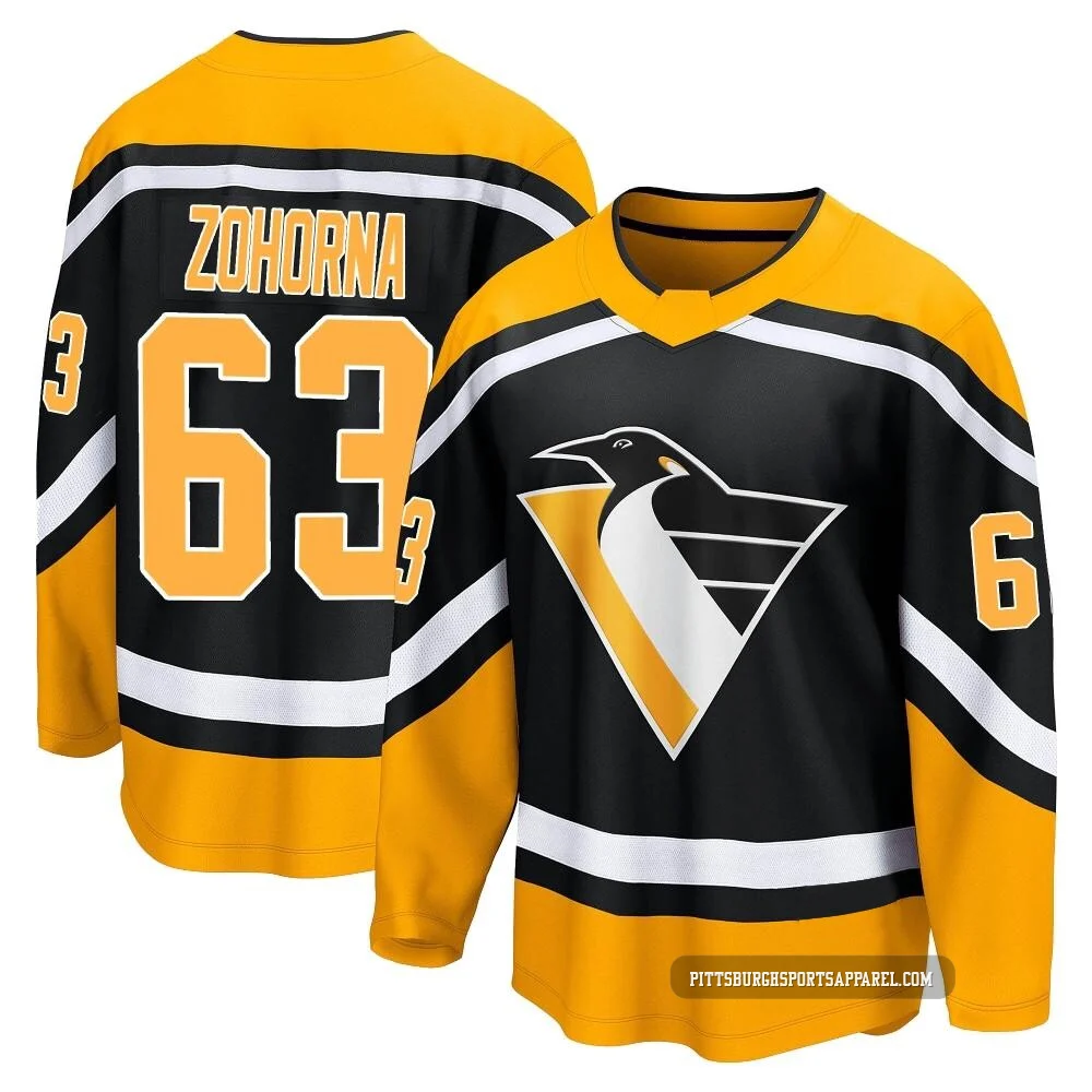 Men's Radim Zohorna ＃63 Black Pittsburgh Penguins Breakaway Special Edition 2.0 Jersey